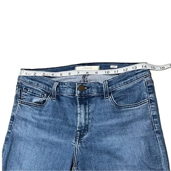 J Brand Blue Selena Cropped Flare Jeans Size 28 - Picture 4 of 12